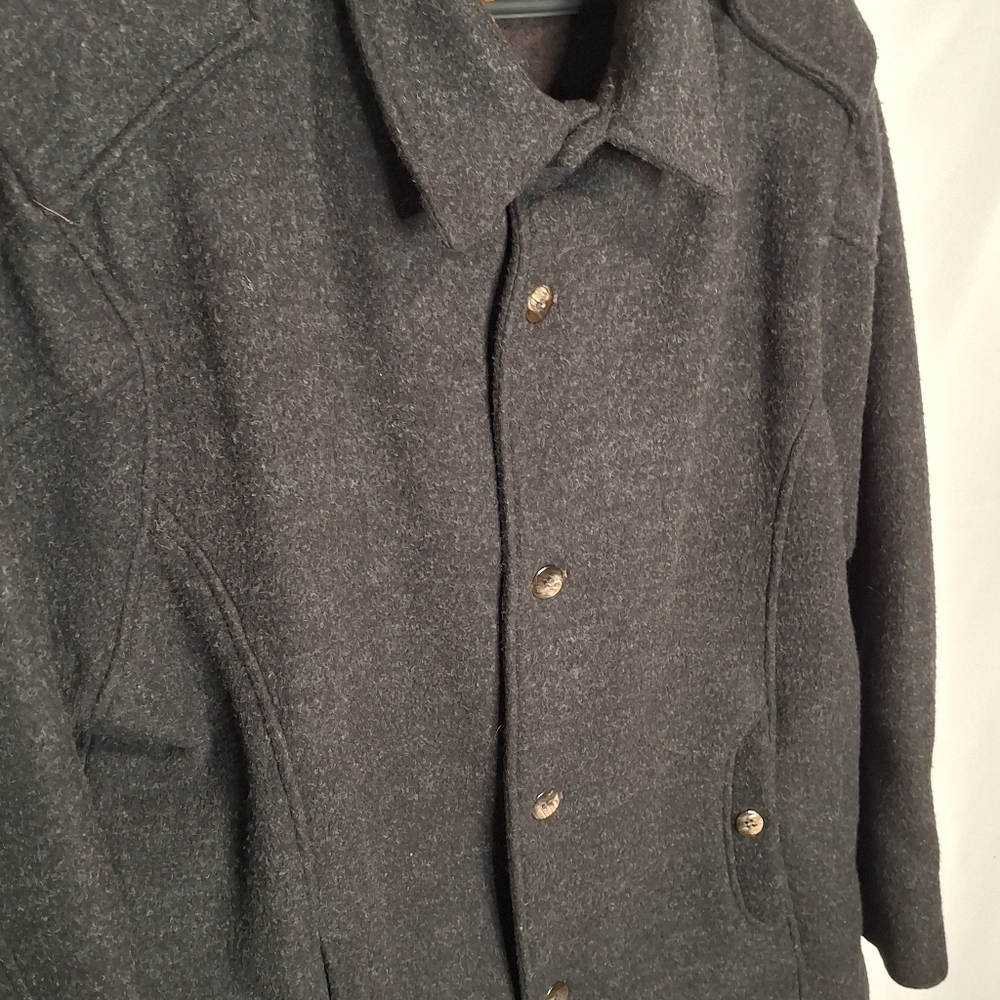 Vertical Robert Comstack Wool Blend Coat Xl - image 5